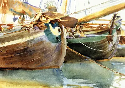 Boats Venice John Singer Sargent
